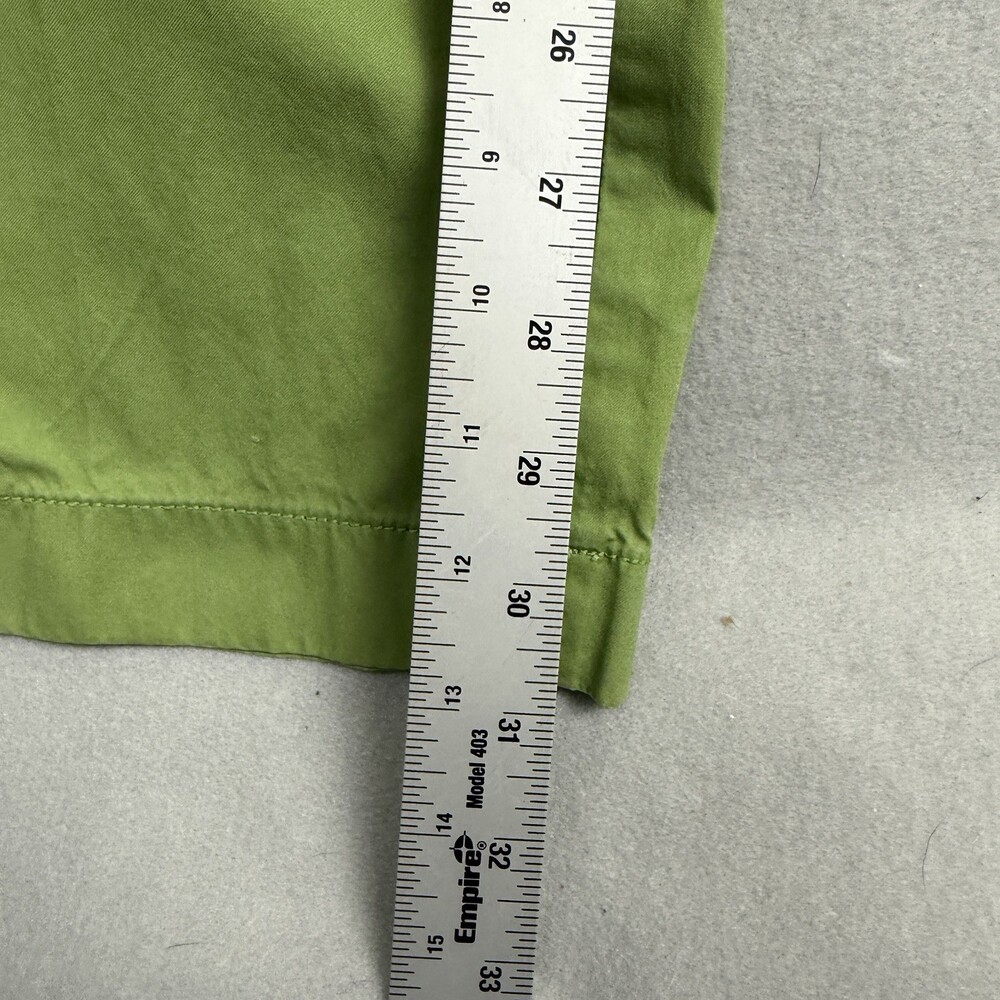 J Crew Stanton Chino Pants 34x32 Mens Apple Green Chartreuse Straight Leg - Picture 5 of 10